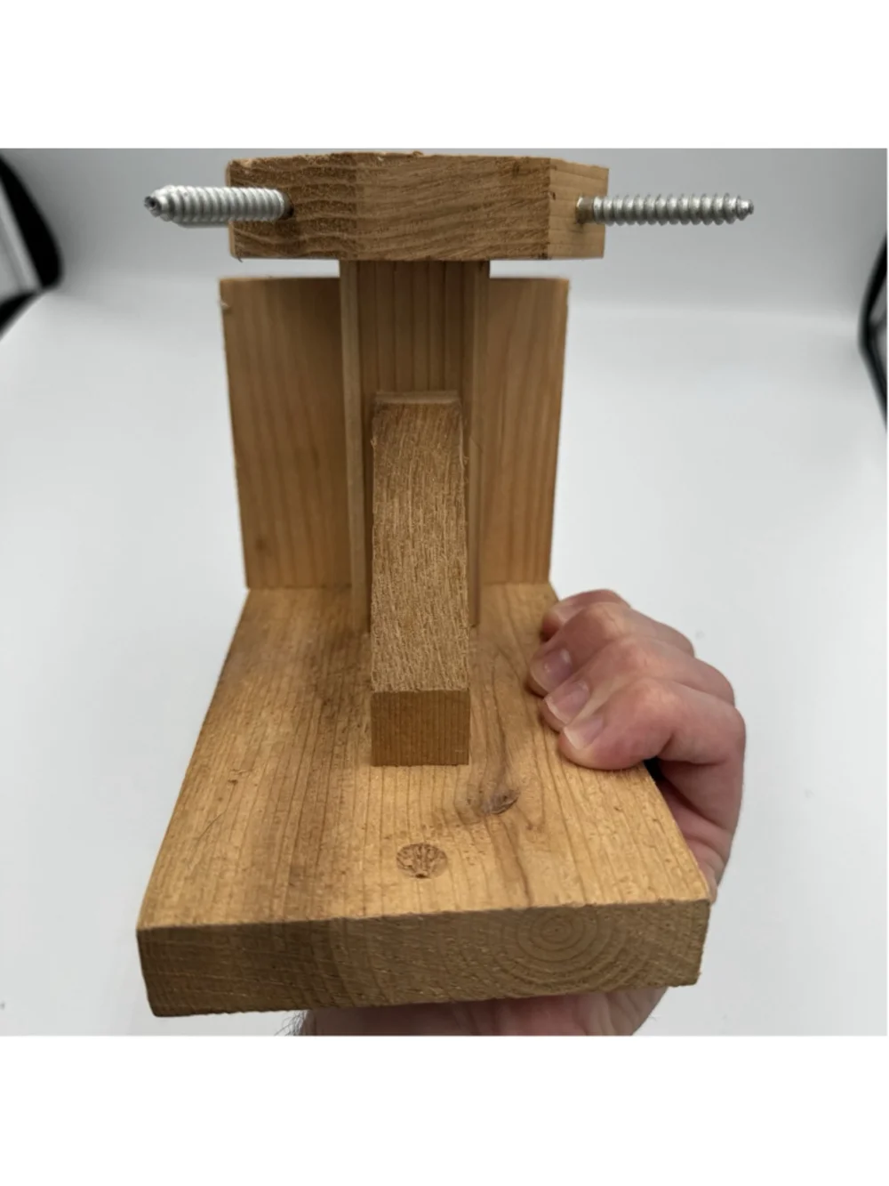 Songbird Cedar Spin-A-Cob Squirrel Corn Holder Bird Feeder Cedar Wood USA